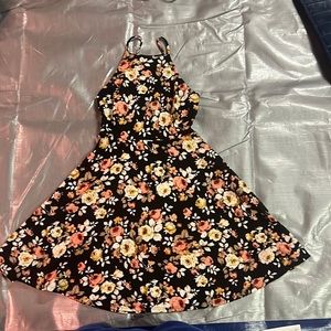 Glare floral dress